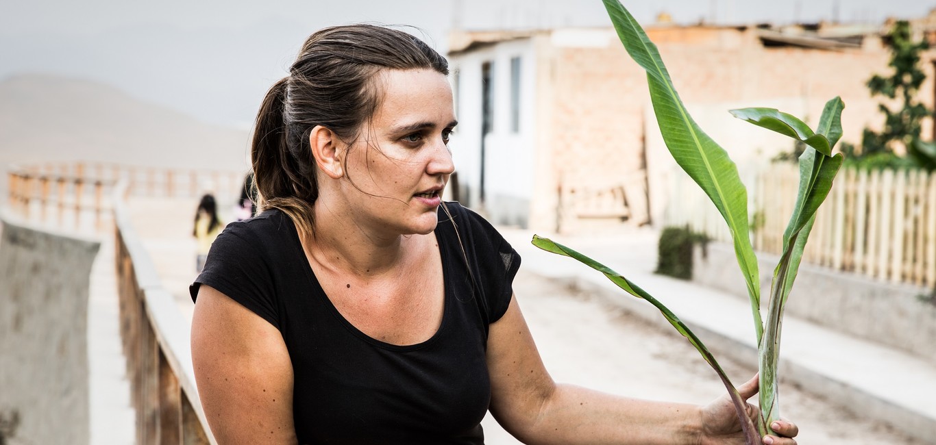  Manon is an architect, she supports the community in their projects. The Jazmines Community is located north of Lima. Alstom Foundation. Peru, March