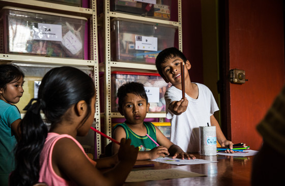 The Jazmines Community is located north of Lima. Alstom Founda Peru, March 2018